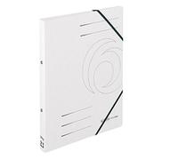 Herlitz 11254398 Ring Binder File, A4 with 2-Ring Mechanism, Spine Width 25 mm, Filling Height 14 mm, Colorspan, Black (Pack of 5) White