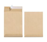 Herlitz A4 Manilla Gusset Envelopes 130 g 25 x 35.3 cm Pack of 25 Brown