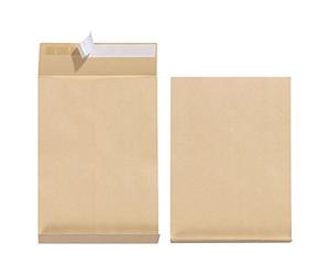 Herlitz 130 GSM B4 Peel and Seal Gusseted Envelope (25 Pieces)
