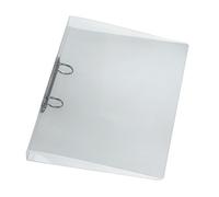 Herlitz 1948868 24 mm Capacity Polypropylene Ring Binder, 2, 4 cm Spine Translucent Clear