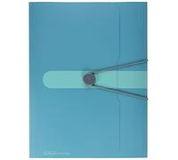Herlitz 50015900 Elastic Folder A4 Polypropylene Film Caribbean Turquoise