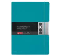 Herlitz 50015986 Notebook Flex, Polypropylene, 2 x 40 Sheets, A4, Caribbean Teal