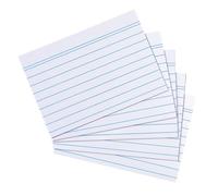 Herlitz 50019397 Index Cards A8 170 g/M2 Pack of 200 Shrink-Wrapped White