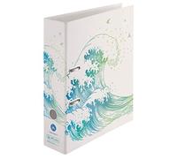 Herlitz 50033393 maX.File Folder, A4, 8 cm, Motif: GREENline Wave, 1 Piece