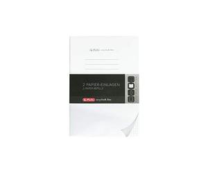 Herlitz 50034086 Refill for Flex Notebook, A4, 2 x 40 Sheets, Squared, Pack of 1