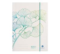Herlitz 50034420 Portfolio Folder A4, Motif: GREENline Ginkgo, 1 Piece