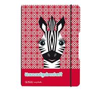 Herlitz 50039845 Flex Exercise Book A5 48 Sheets Cute Animals Zebra 1 Piece Homework