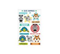 herlitz 50040261 Cute Animals Self Adhesive Stickers FSC 10 x 3 Sheets