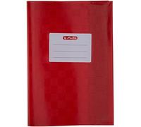 Herlitz 5204011, Book Cover A4, Raffia Fabric, Pack of 25 Yellow a5 red
