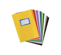 Herlitz 5205059 Book Cover DIN A5, geprägt (Bast), PP, Dark Green