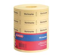 Herlitz 791830 Neutral Value Tokens 5 x 1000 Sheets Assorted Colours
