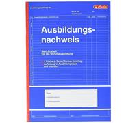 Herlitz 840702 Report Book for Professional Training A4 28 Pages Pack of 5 German Import
