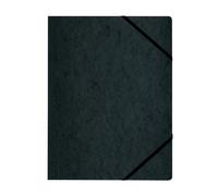 Herlitz A4 Colorspan Elastic Folder - Black (5 Pieces)