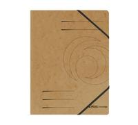 Herlitz A4 Colorspan Elastic Folder - Brown (5 Pieces)