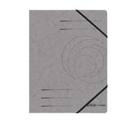Herlitz A4 Colorspan Elastic Folder - Dark Grey (5 Pieces)