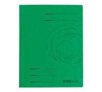 Herlitz A4 Colorspan Flat File - Green (10 Pieces)