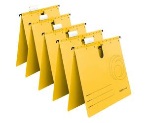 Herlitz A4 Hanging File - Yellow (5 Pieces)