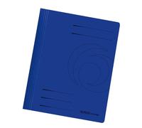 Herlitz A4 Manilla Folded Flat File - Dark Blue (Pack of 10)
