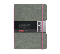 Herlitz A4 My Book Flex Canvas Cover Notebook - Pink
