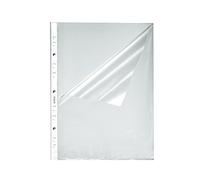 Herlitz A4 Open Transparent Punched Pocket (100 Pieces)