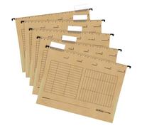 Herlitz A4 Suspension File Pocket - Buff (5 Pieces)