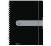 Herlitz A4 To Go Spiral Pad - Black (Pack of 80)