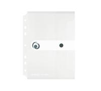 Herlitz A5 Filing Paper Document Folder - Transparent (Pack of 6)