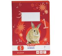 Herlitz A5 Line Style 05 (Squared Wood Paper 80 g/m²; Crystal Heart Measures 5 x 5 mm Pack of 32 Sheets White