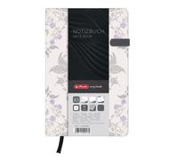 Herlitz A5 My Book Lady Dream Garden Design Hardcover Notebook with Magnetic Closure and Pen Loop