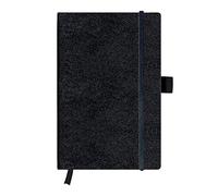 Herlitz A5 Ruled My Book Classic Hardcover Notebook with Book Ribbon and Pen Loop - Black