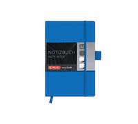 Herlitz A6 My Book Classic Hardcover Notebook with Book Ribbon and Pen Loop - Blue