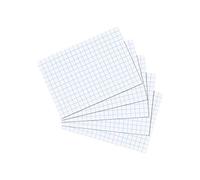 Herlitz A7 Squared Index Cards - White