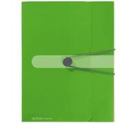 Herlitz Archive Box A4 Polypropylene with Spine Label Back Width 4 Cm, 1 Piece, Design Print Opaque Apple Apfel