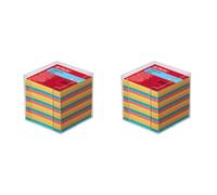 herlitz Big 9 Box 650 Sheet Transparent Cube Note Box (Pack of 2)