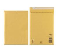 Herlitz C/3 Padded Envelopes PE Inner Film Pack of 4 Shrink-Wrapped 15 x 21 cm Brown