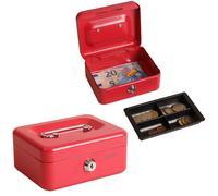Herlitz Cash Box Lockable 2X Keys Hard Cash Insert Cash Register Money Box
