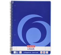 Herlitz Collegeblock A4, 80 Blatt Rand links und rechts