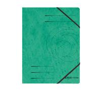 Herlitz Colorspan A4 Elastic Folder - Green (5 Pieces)