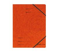 Herlitz Colorspan A4 Elastic Folder - Orange (5 Pieces)