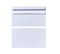 Herlitz DIN Long Format envelopes, Peel and Seal with Window, Pack of 100 with I