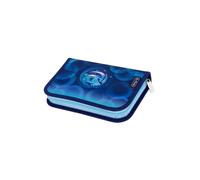 Herlitz Dolphin Ride School Pencil Case - 2 Slips, with Equipment 31 Elements, O