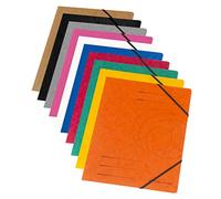 Herlitz Elastic Folder Colorspan A4 Assorted Colours (10 Pieces)