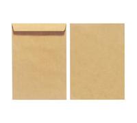 Herlitz Envelope B4 Recycled Paper 100gsm Gummed, Blue Angel, Shrink-Wrapped Pack of 10, Brown Pack of 10