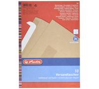 Herlitz Envelope C4 with Window 90 g Self Adhesive Recycled Paper with Blue Ange