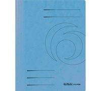 Herlitz File Folder 11199106 DIN A4 Cardboard Light Blue