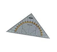 Herlitz Geometry Set Square Drawing Drafting Triangle made of transparent plastic, small