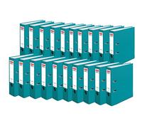 Herlitz maX.File Protect 50015931 Folder A4 8 cm with Slip-in Spine Label 8 cm Caribbean Turquoise Pack of 20