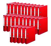 Herlitz maX.File Protect 5450309 Folder A4 5 cm with Slip-in Spine Label Red Pack of 25