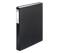Herlitz max. File Protect A4 2 Ring Mechanism 25 mm Filling Height - Blue - Pack of 1 Black