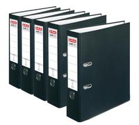 herlitz maX.File Protect A4 Folder Width 8 cm Black Pack of 5 Maximum Quality